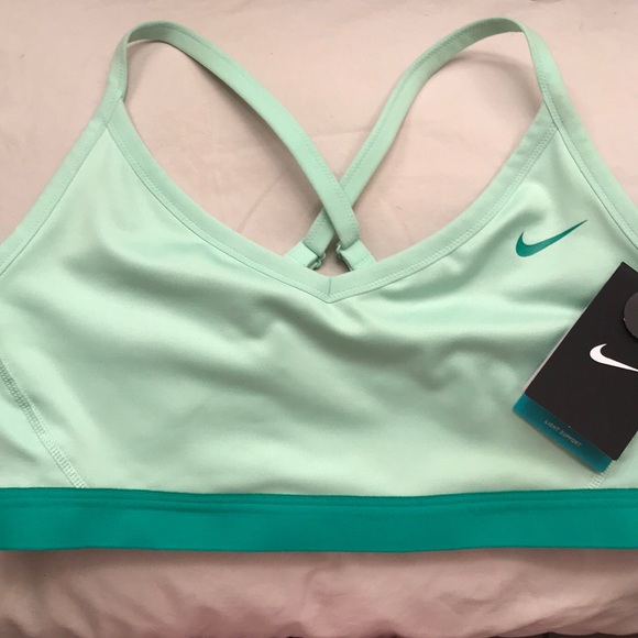 Nike Other - NWT-NIKE PRO INDY-sport bra. Beautiful Mint green
